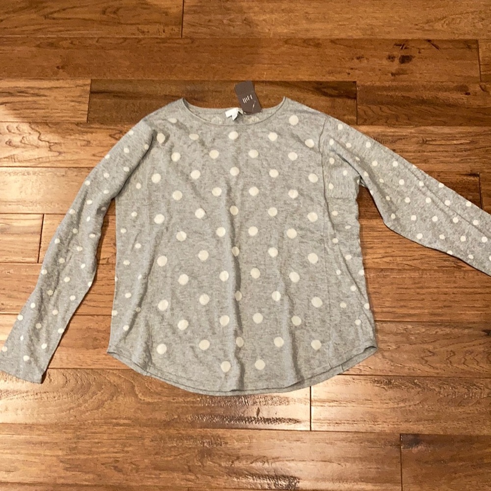 J Jill polka dot sweater